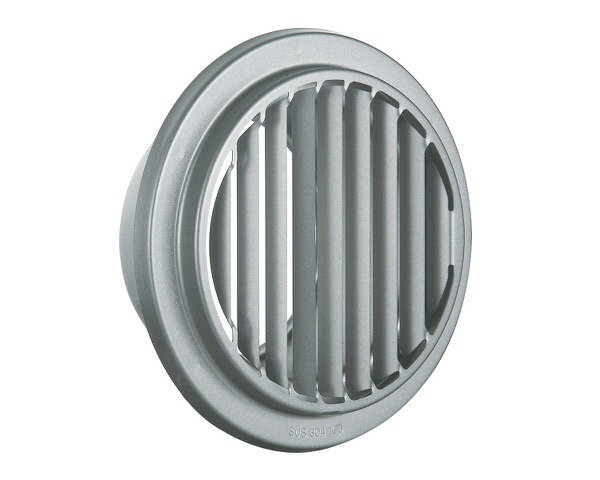 【受注生産品につきキャンセル不可】B-125TGR-A10丸・平型縦ガラリ換気口【バクマ工業】