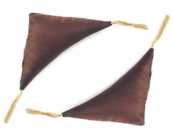 額フトン 中 茶 2個入 F-0292 【福井金属工芸】