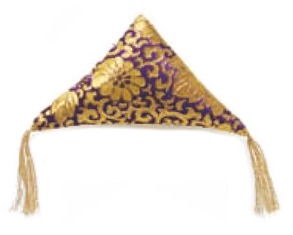 額フトン 金襴 特大 紫 2996 【福井金属工芸】