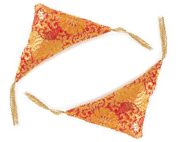 額フトン 金襴 特大 赤 2個入 F-0285 【福井金属工芸】