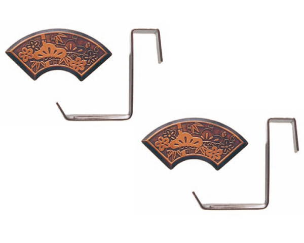 差込式雅額受長押 松竹梅 45mm 2個入 F-0087 【福井金属工芸】