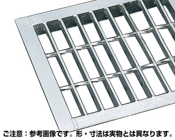 改良桝用　開口600mm　並目プレーンます蓋グレーチング　内幅585×外幅655×高さ25mm【奥岡製作所】