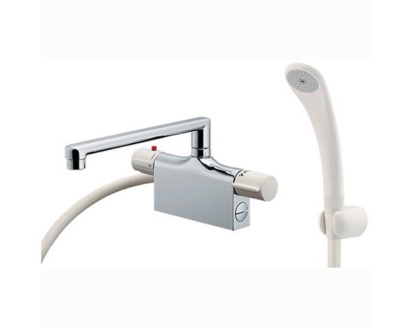 サーモスタットシャワ混合栓（デッキタイプ）　175－002K【カクダイ】