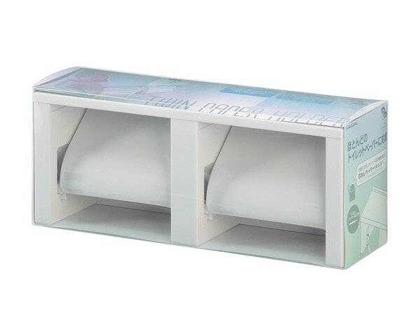 203-015 ツインペーパーホルダー//ワンタッチ【カクダイ】