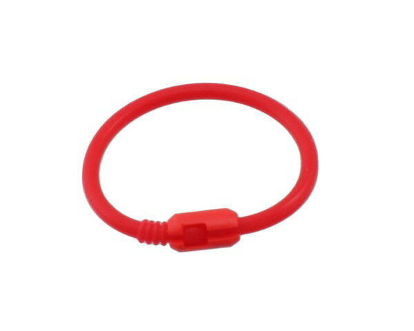 PKE-103-RE　シリコンリング赤　100個入【ニッサチェイン】
