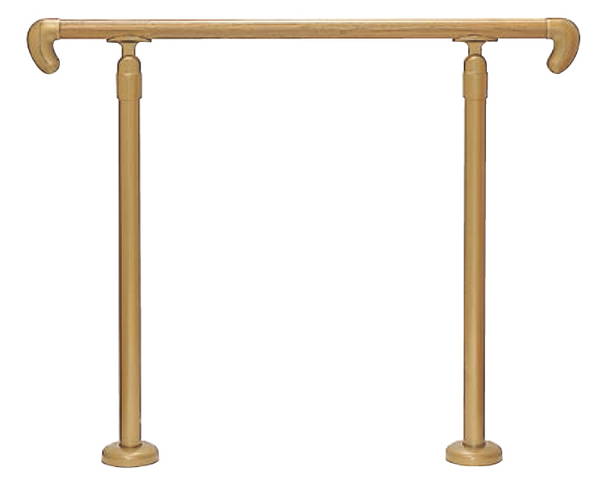 GK-100 玄関用手摺ライトオーク【シロクマ】