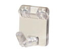C-101 アクアフック角形25ミリクリア【シロクマ】