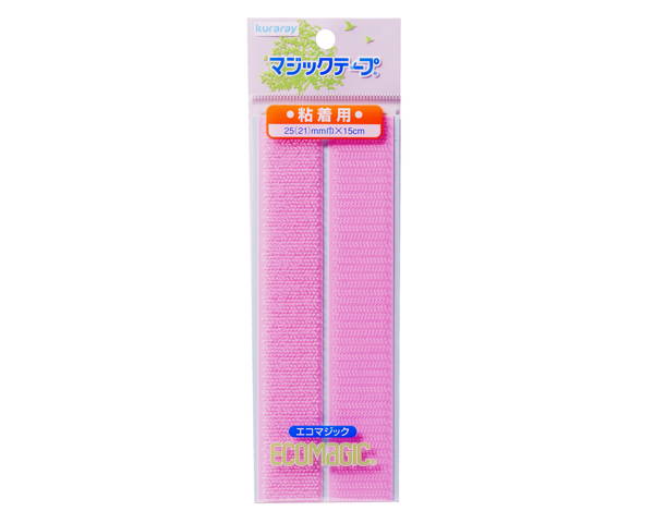 エコマジックテープ15RN 25ミリX15CM ピンク【まつうら工業】