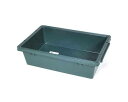 【7.7~欠品:納期未定※お問い合わせください】緑長・プラスチック製トロ舟小・40L【藤原産業】