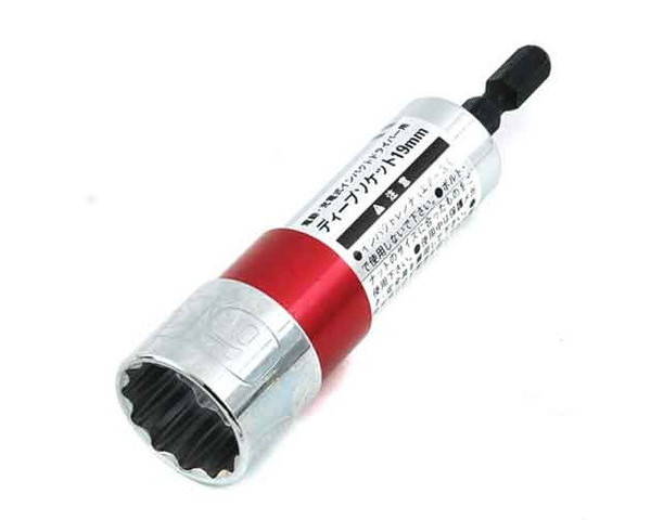 E−Value・電ドル用ディープソケット・19MM【藤原産業】