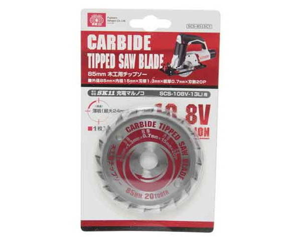 SK11・85mm木工用チップソー・SCS−8515CT【藤原産業】