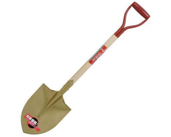 E−Value・木柄丸ショベル・EWS−1【藤原産業】