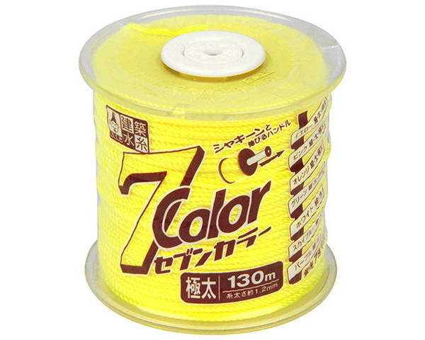 たくみ・セブンカラーイエロー極太・4802130M【藤原産業】