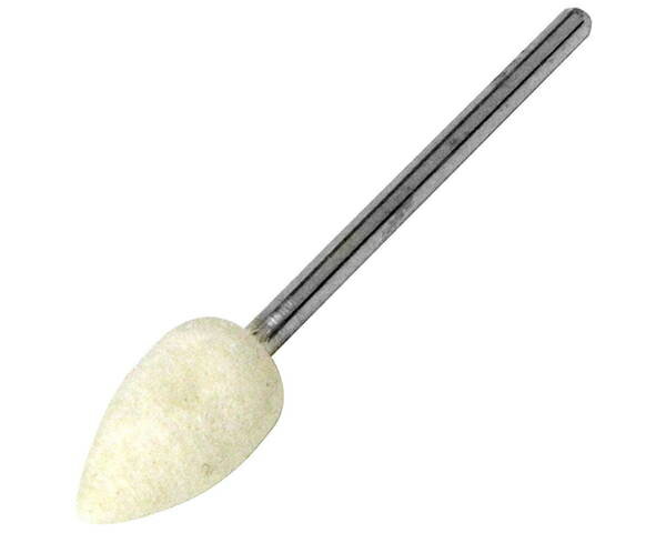 SK11軸付　フェルトバフ　8mm　炎型【藤原産業】