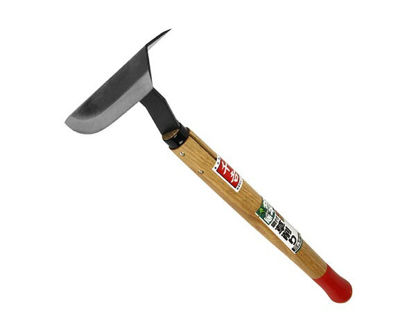 千吉鋼付き草削り　三角ホー【藤原産業】