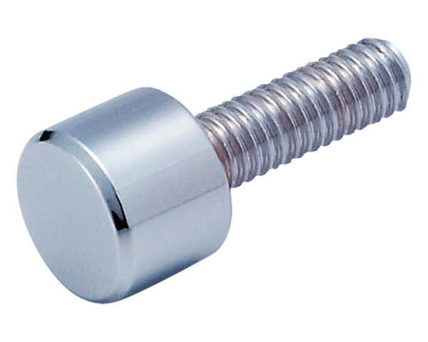 TB-10-6 飾りビス　卓上 キャップ(真鍮)M4ボルト 8φ×6×18 クローム