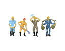 55587 ジオラマ模型 工事現場の人 1/42 10個組 【アーテック】