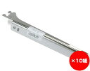 【まとめ買い10組】ブラケット右 200ミリ クローム A−32 入数1個×10組
