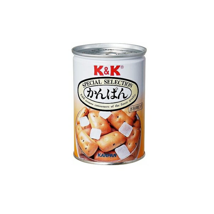 K＆K カンパン 氷砂糖入り 24缶入 特長 氷砂糖入りの乾パンは、非常時に欠かせない一品です。ご家庭に是非安心のストックを。 仕様 仕様 品名 K＆K カンパン 氷砂糖入り 内容量 110g(カンパン95g・氷砂糖15g)24 熱量 452kcal(1缶) 原材料 小麦粉、糖類(砂糖、ぶどう糖)、ショートニング、胡麻、食塩、イースト 原産国 日本 賞味期限 製造より5年間 取扱方法 高温多湿のところでの保存は避けて下さい。