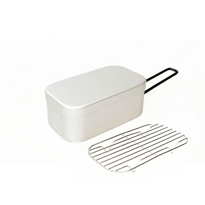 【11/20-27限定★エントリーでP10倍】 SUNDRY メスティン網付き アルミ飯ごう 2合 クッカー