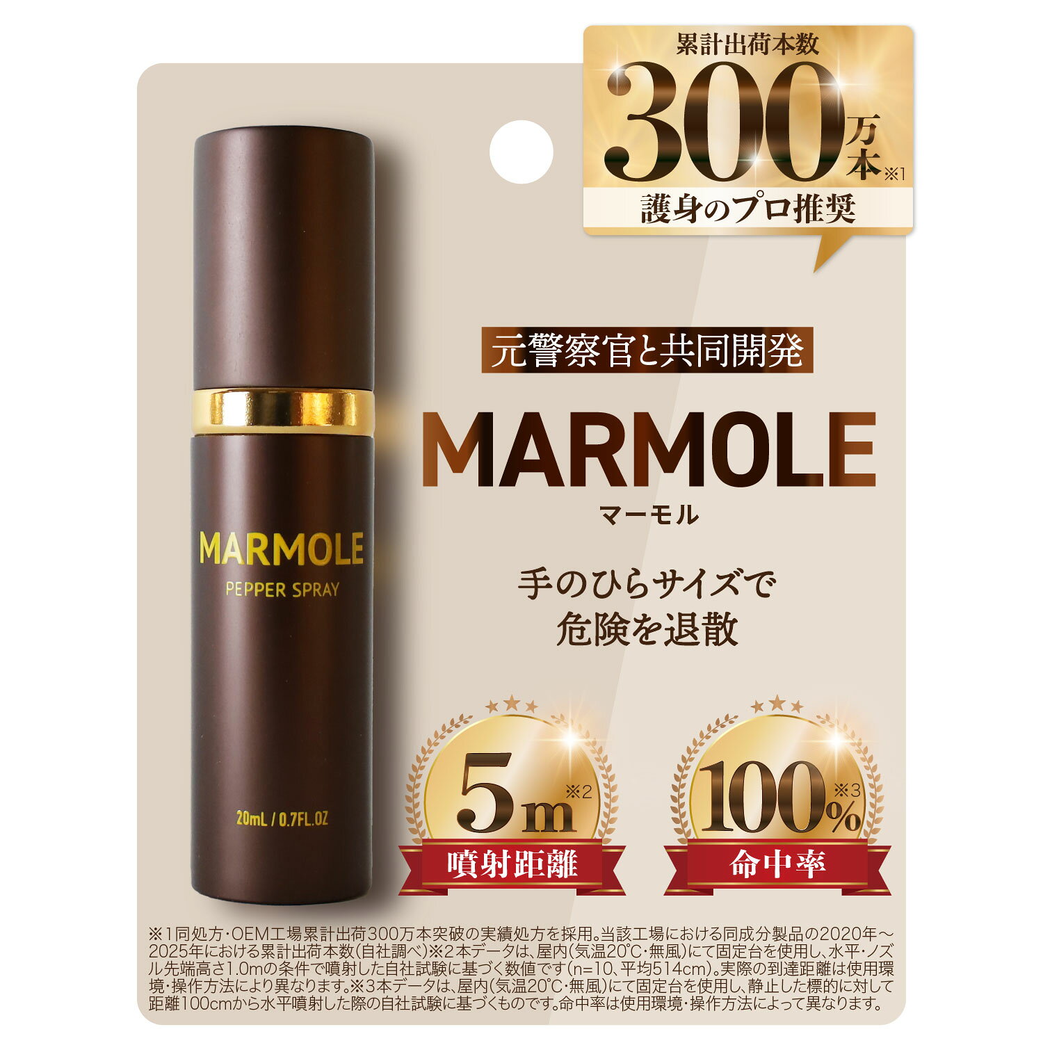 MARMOLE 防犯スプレー 防犯対策 防犯グッズ 携帯用防犯 防災用品 熊よけ 熊対策 動物対策 野生動物対策 アウトドア 登山 キャンプ ハイキング 山歩き 夜道対策 外出時の備え 安心グッズ 熊撃退スプレー くま スプレー 催涙スプレー 熊スプレー 防犯グッズ 護身用グッズ