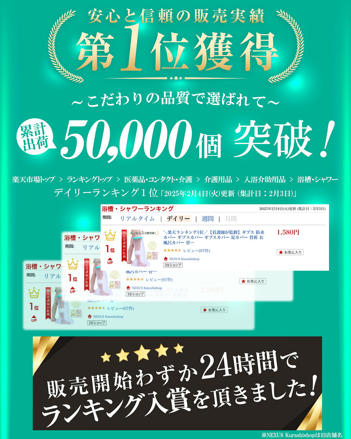 【マラソン限定P5倍】＼楽天ランキング1位／【看護師が監修】ギブス 防水カバー ギプスカバー ギブスカバー 足カバー 骨折 お風呂カバー 骨折 防水足袋 防水ギプスカバー足 足カバー 足 保護カバー シールタイト 大人 子供 お入浴 風呂 骨折 捻挫 怪我 ケガ 火傷 kurashi-nexus-10000015 Dimova サンプル画像2