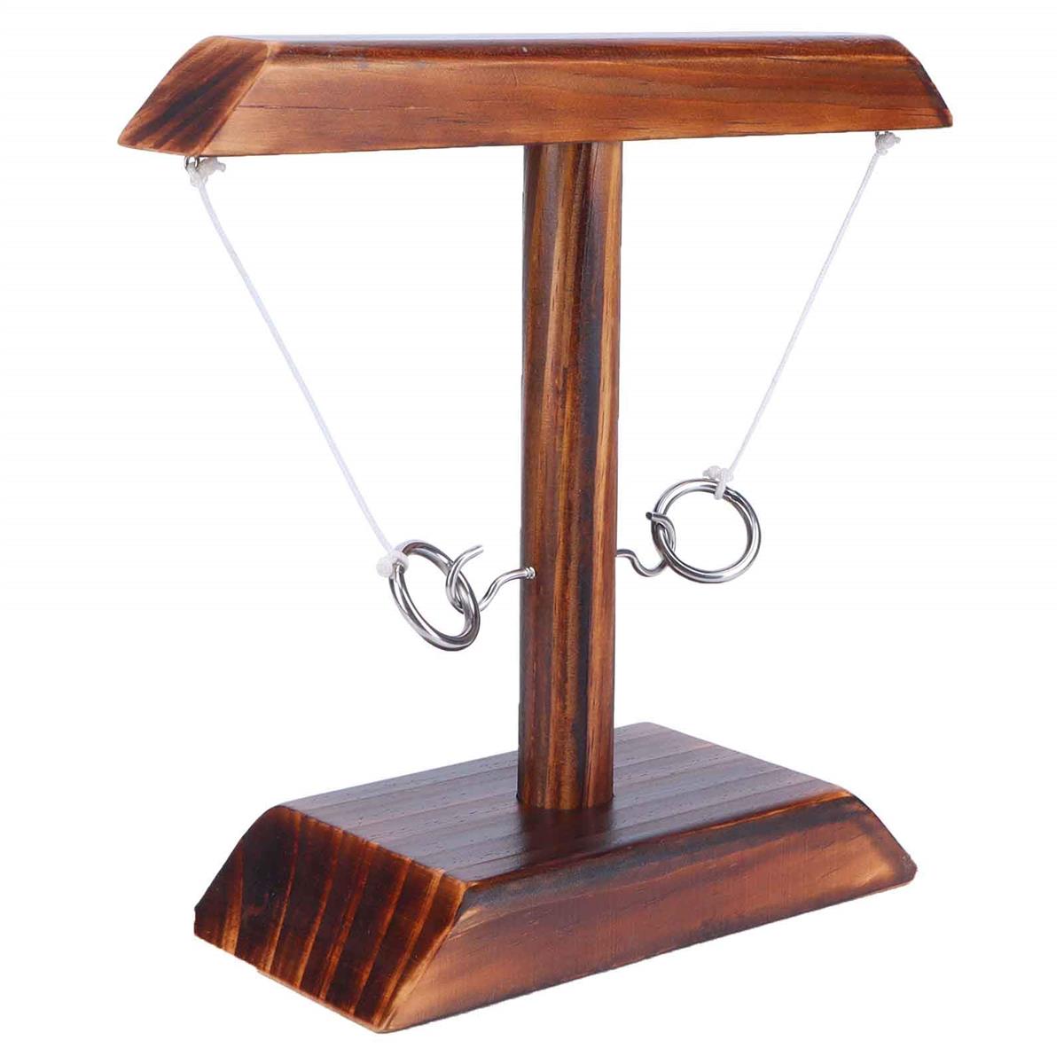 Bindu リングトスゲーム、フックとリングトスゲーム屋内屋外プレイのための就学前のおもちゃのためのポータブル小型インタラクティブ(2)