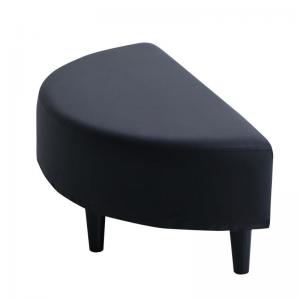 ソファ ソファー 2人掛け スタンダードソファ デザインソファ 空間に合わせて色と形を選ぶレザーカバーリング待合ロビーソファ ソファ単品 半円 2P(3)