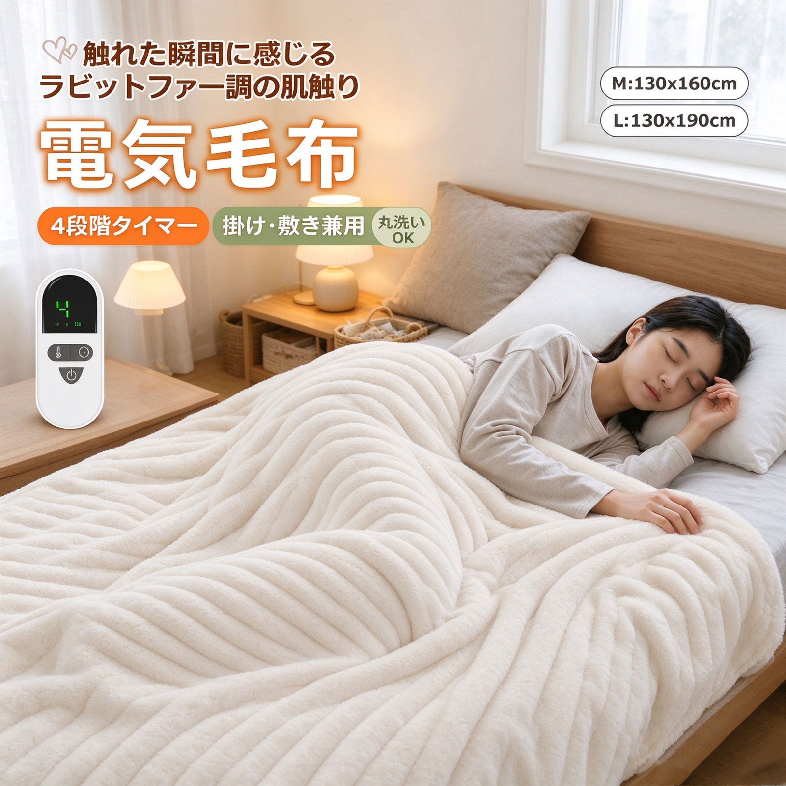 【当日発送】【期間限定18%OFF】電気毛布 130*190cm 130*160cm 掛け敷き 洗える 2-12時間 タイマー付き 9段階温度 自動電源オフ 丸洗い 電気ひざ掛け 肩掛け 膝掛け 毛布 電気ブランケット 冬物 かわいい 寒さ対策 ふわふわ もこもこ 秋冬 ギフト 敬老の日