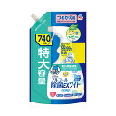 ヘルパータスケ らくハピ アルコール除菌EXワイド つめかえ 740mL 詰替 アース製薬 除菌 介護用品 食品成分100% 詰替え 消臭 スプレー除菌剤 食卓...