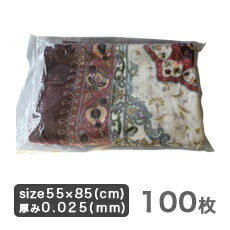 【大型透明袋】55×85cm100枚 厚み0.02mm【クリーニング屋さんで使われてます】シングル毛布などに【業務用・包装材料】