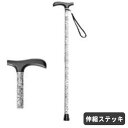 特価 伸縮ステッキ FUX009608S294 10段階 介護 介護用品 杖 ステッキ おしゃれ 敬老 プレゼント 期間限定送料無料 北海道・沖縄不可