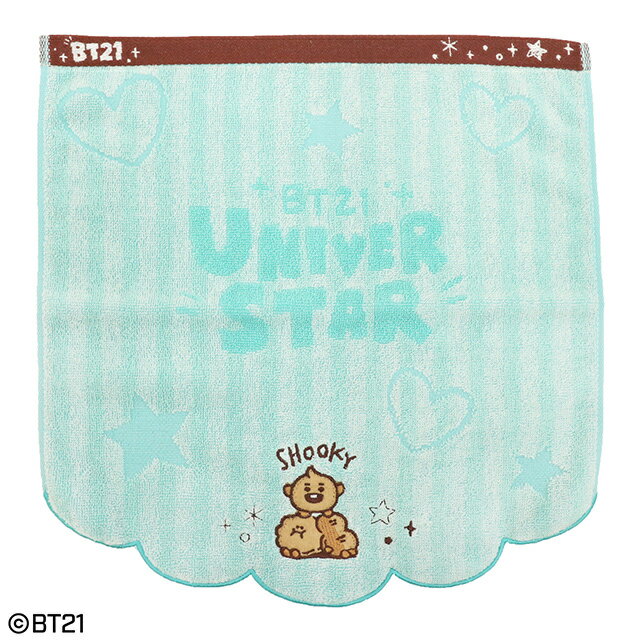半額 BT21 ベビー SHOOKY ウォッシュタオル BTS 609146 ゆうメール便送料込 かわいい キッズ 大人 子供 タオル 日用品 雑貨 学校 通学 手拭きタオル