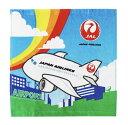 SALE JAL 日本航空 レインボースカイ ウォッシュタオル ゆうメール便送料込 ハンドタオル タオル ふわふわ かわいい 飛行機 シャーリング加工