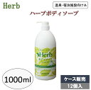 ハーブボディソープ 1000ml×12個 ケース販売 大容量 詰替 業務用 温泉 宿泊施設 お風呂 9種類のハーブエキス フェニックス