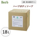 ハーブボディソープ 18L ケース販売 大容量 詰替サイズ 業務用 温泉 宿泊施設 お風呂 9種類のハーブエキス フェニックス