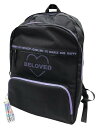 SALE お買い得 2層リュック パープル 22L 大容量 バッグ かばん 鞄 雑貨 グッズ BELOVE