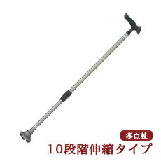 【2000円以上で30円オフ】かるがも3ポイントステッキ バーズアイレッド バーズアイスルバー W2033 介護..