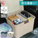 【2個セット】 収納ボックス 屋外 収納ケース プラスチック コンテナボックス コンテナ トップケース バイク 灯油タンク収納 60L 宅配ボックス ワイドストッカー WY-540 ベランダ収納 収納用品 プラスチック収納庫 屋外収納 灯油ケース 灯油缶 ポリタンク