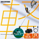 【Type-C充電&バッテリー共用できる】 ポールヘッジトリマー 充電式 10.8V 電動 軽量 最大2.2m 高所 生垣 高枝 庭木 植木剪定 コンパクト 肩...