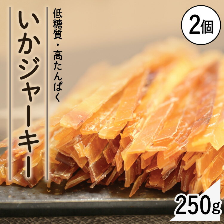 【2袋】いかジャーキー 250g×2 送料無料 いか するめジャーキー するめ おやつ 珍味 やみつき おつまみ 家飲み ダイエット 噛む【D】