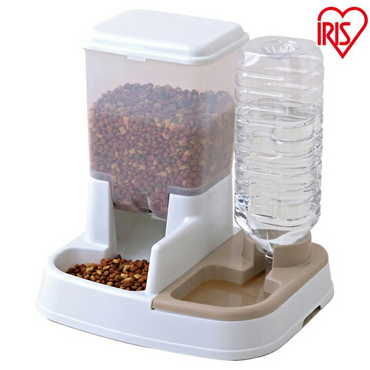 ペット用自動給餌器 JQ-350 ホワイト アイリスオーヤマ