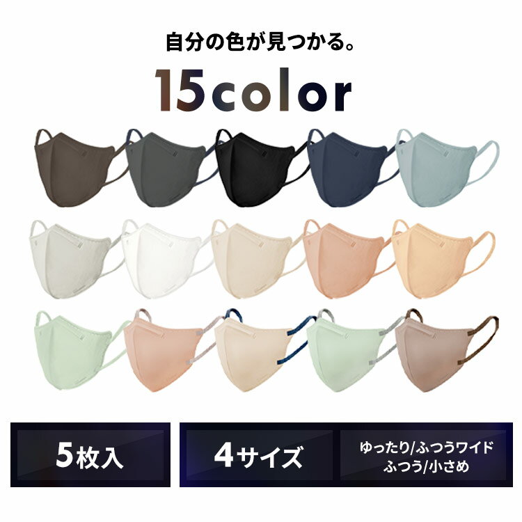 カラーマスク アイリスオーヤマ 不織布 立体 メンズ用 メンズ DAILY FIT MASK メンズ用 立体 5枚入 ホワイトのみ7枚 小さめ ふつう ふつうワイド ゆったり 花粉 ウイルス 飛沫 細菌飛沫 PM2.5 風邪 花粉 幅広耳ひも マスク 個包装【メール便】 2