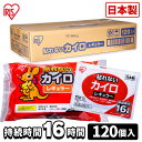 カイロ 貼らないカイロ レギュラー 120枚入り カイロ 貼れない 貼らない レギュラーサイズ 普通 使い捨て 備蓄 防寒 寒さ対策 まとめ買い アイリスプラザ 【D】[自割150]