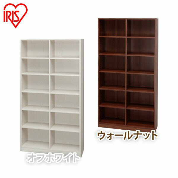 カラーボックス 6段 スペースフィットラック 幅90×奥行29×高さ180cm S-SFR1890 オフホワイト ウォールナット 収納ボックス 収納ケース 収納家具 キッチン リビング ダイニング ランドリー 子供部屋 かわいい 片付け 新生活 アイリスオーヤマ
