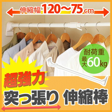 【当店イチオシ】伸縮棒 約75〜120 物干し つっぱり 突っ張り つっぱり棒 突っ張り棒 超強力伸縮棒 H-UPJ-120 キッチン 洗面台 浴室 お風呂 衣類 洋服 収納 玄関 げた箱 スペース 収納棒 トイレ 押入れ 一人暮らし 新生活 アイリスオーヤマ 室内物干し【TB】【TK】