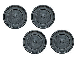 【20個セット】【メタルラック（ポール径25mm）用】メタルラック キャスター受け MR-4CU(4個入1セット) アイリスオーヤマ