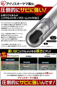 【メタルミニ（ポール径19mm）用】メタルミニ突っ張りラック 5段 MTO-8021TP【アイ・潟Xオーヤマ】（メタルラック・収納棚・棚板・収納用品・リビング ダイニング収納 スチールラック）【送料無料】 新生活