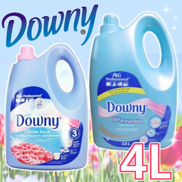 柔軟剤 ダウニー アジアンダウニー 4L送料無料 サンライズフレッシュ オドープリベンション downy 大容量 濃縮 濃縮タイプ 本体 特大 洗濯 ボトル ランドリー 液体 輸入柔軟剤 液体柔軟剤 洗濯柔軟剤 洗濯用 洗濯用品 輸入 アジア 【D】 あす楽