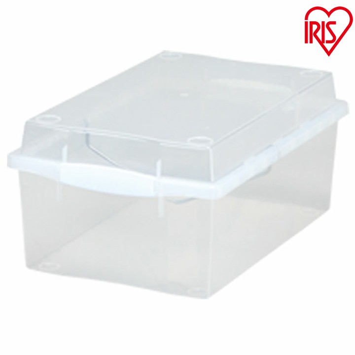 【10個セット】収納 ボックス DVD DVDボックスDVB-35クリア/ホワイト【アイリスオーヤマ】【送料無料】